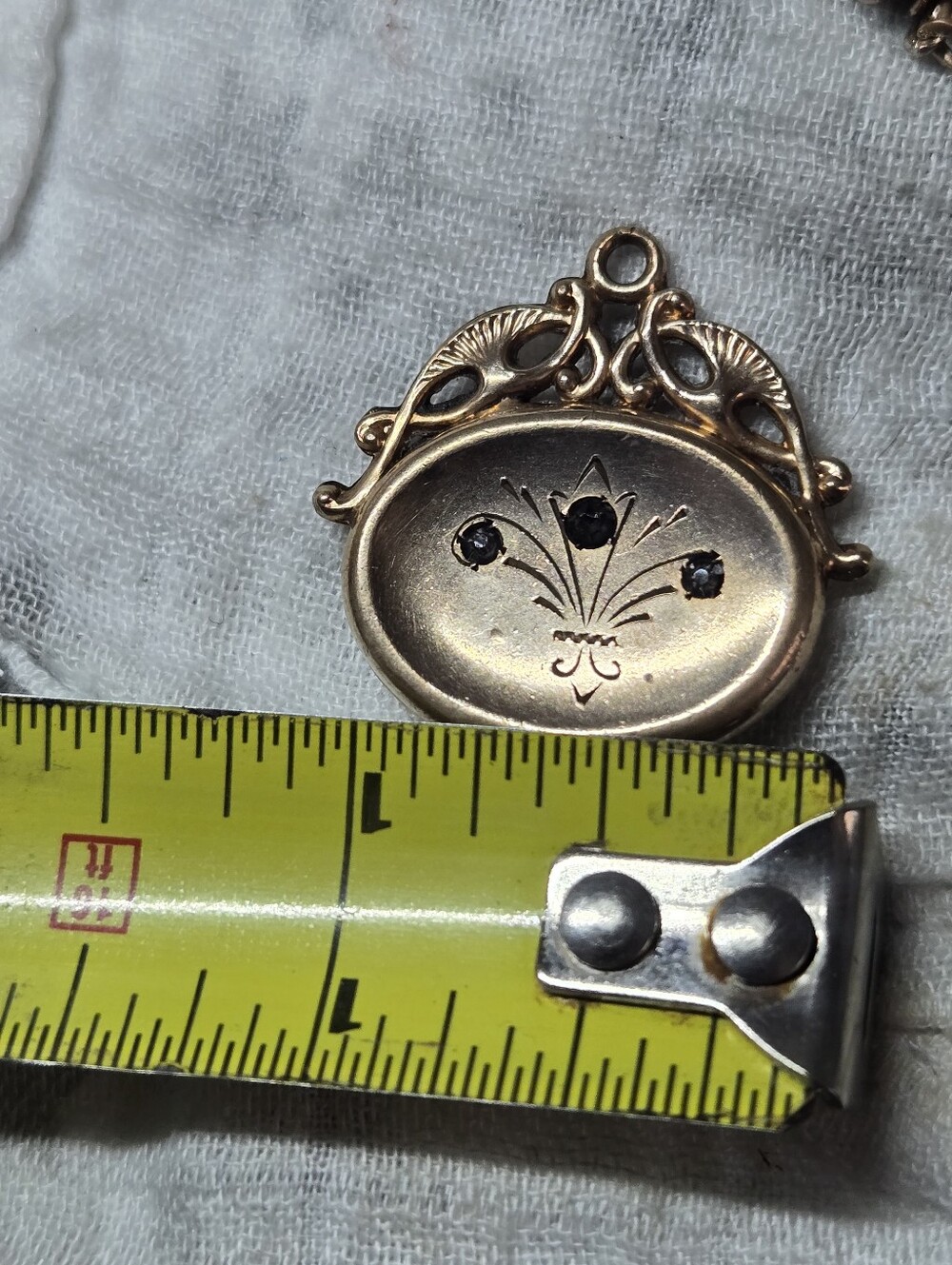 Victorian Gold Filled Watch Chain Fob - Picture 6 of 6